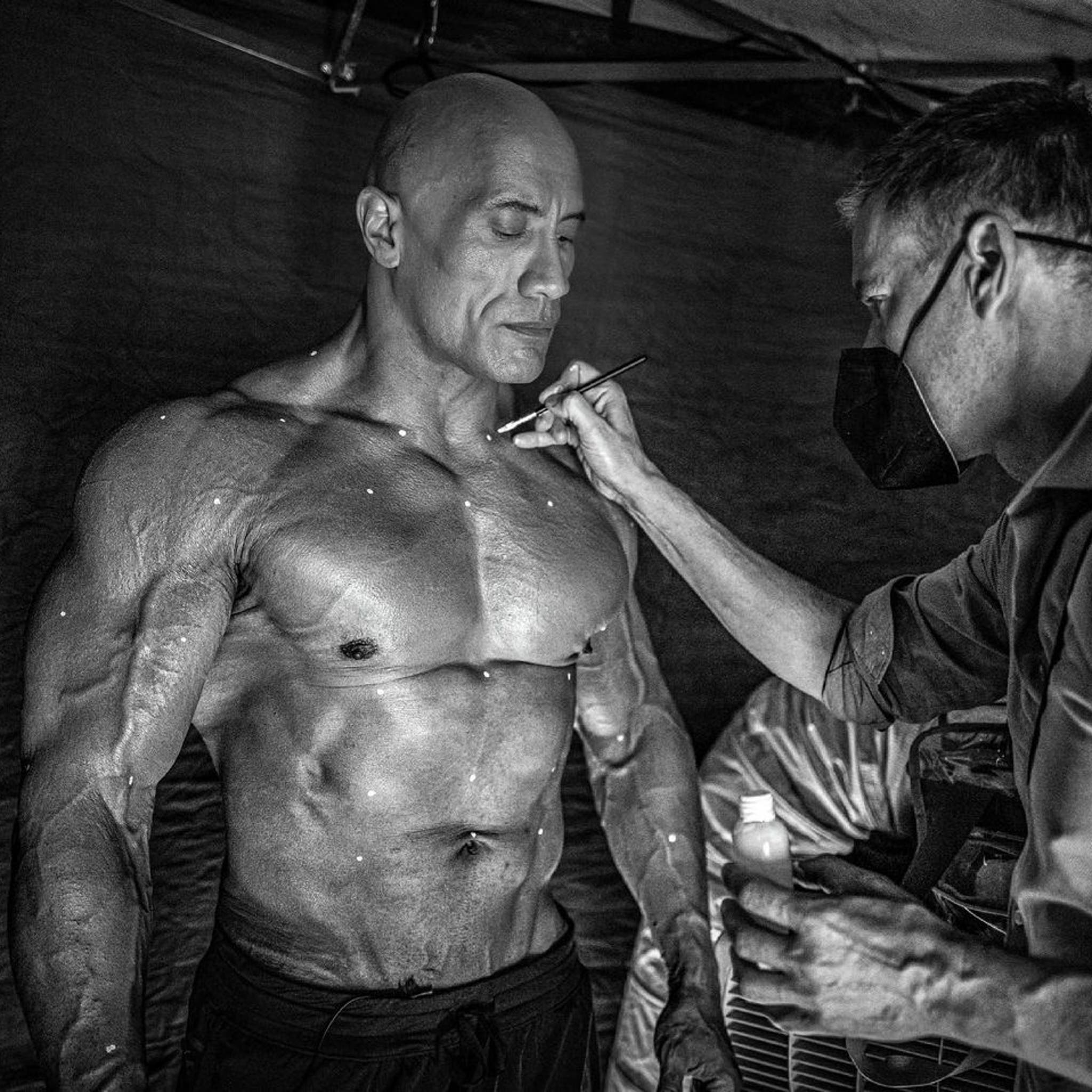 The Rock Dwayne Johnson Muscles