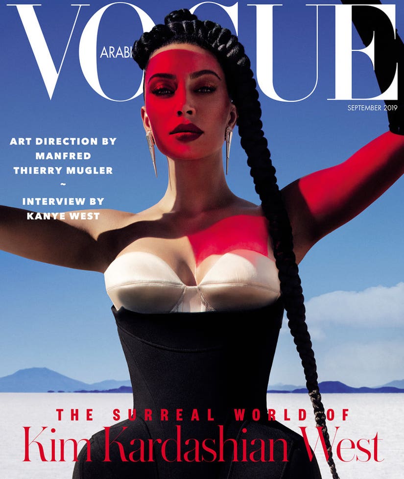 kim kardashian and kanye west vogue