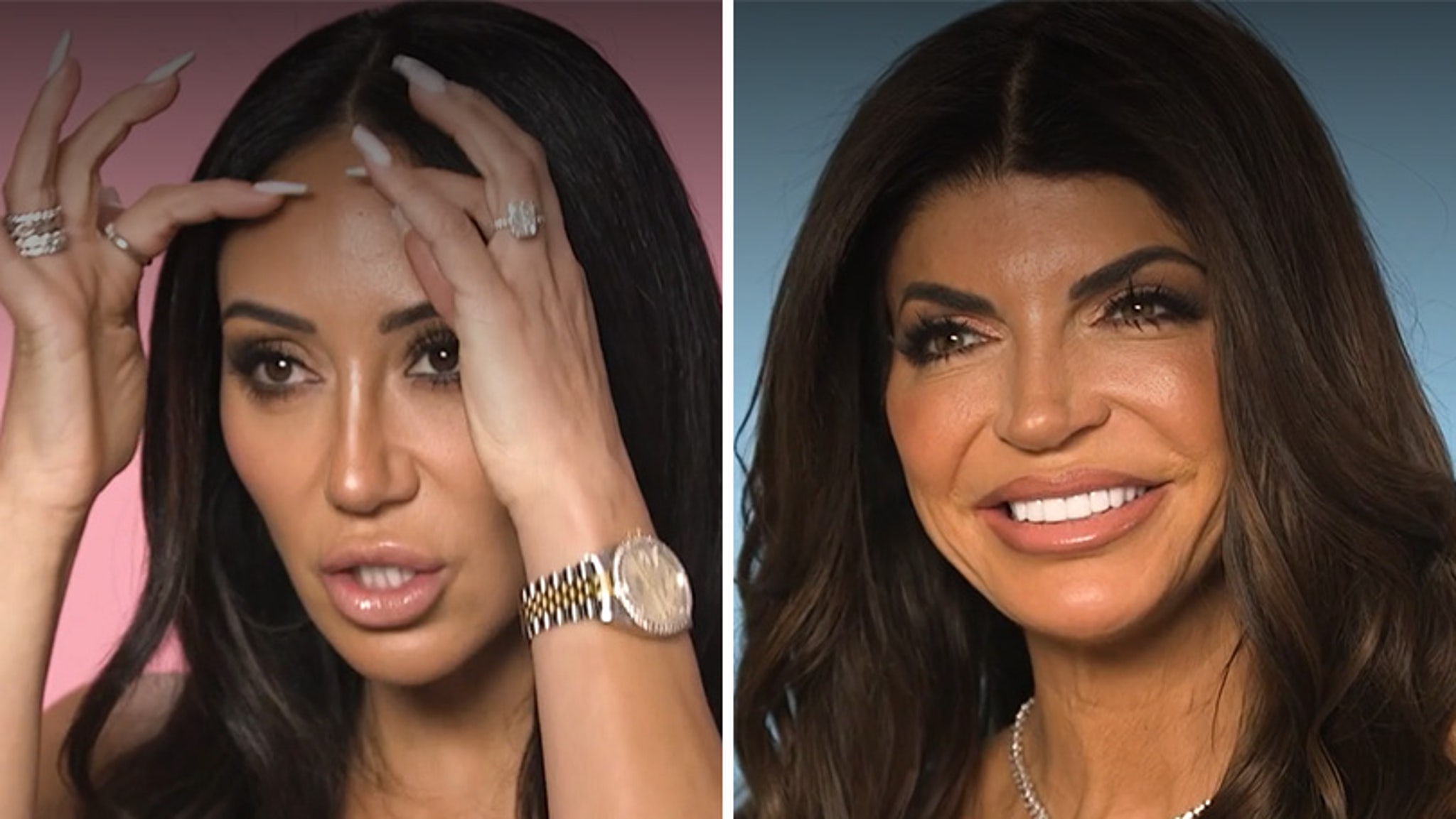 Melissa Gorga Claims Teresa Giudice Lengthened Her Forehead After