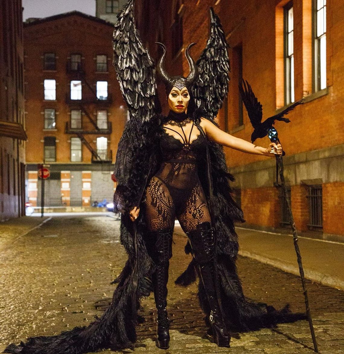 La La Anthony's Maleficent Halloween Costume 2019: See Sexy Pic – Hollywood  Life