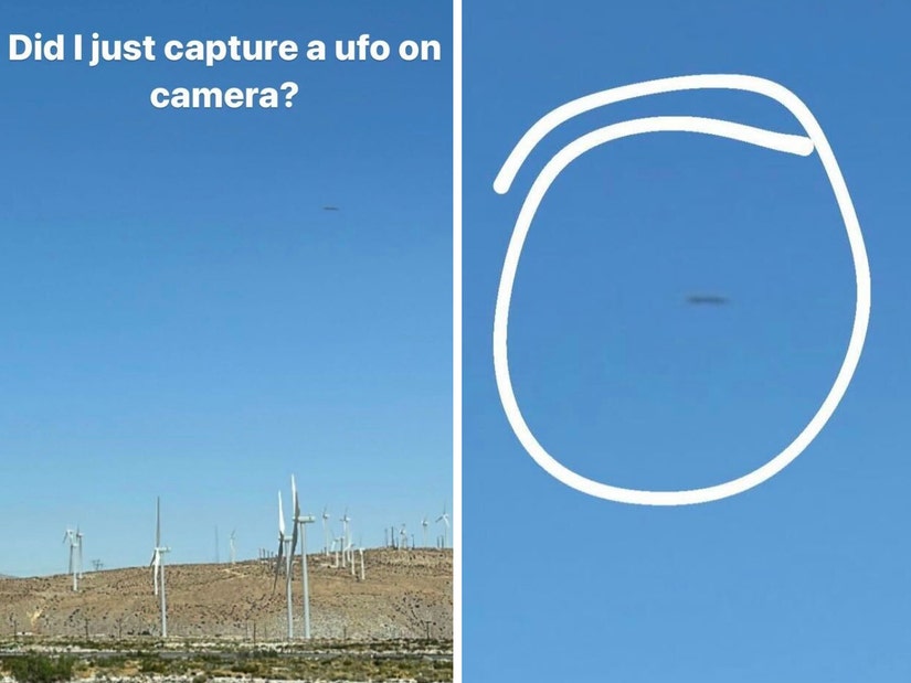 Demi Lovato Shares Photos Of Rectangular Object In The Sky Wonders If Its A Ufo 5436