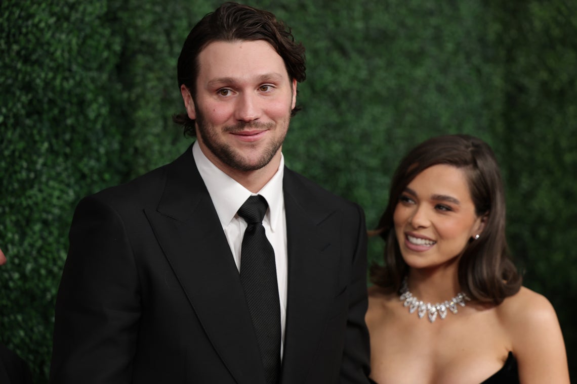 Josh Allen and Hailee Steinfeld