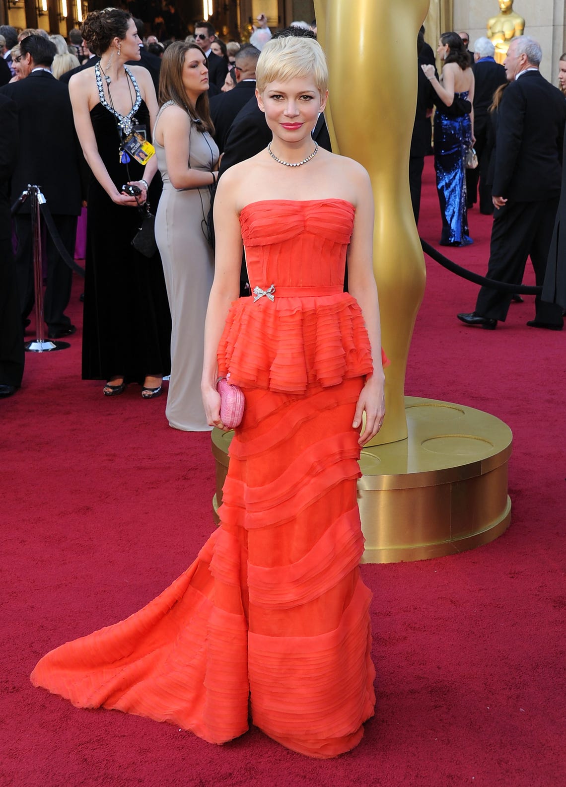 The secrets of Michelle Williams' Louis Vuitton dress at the