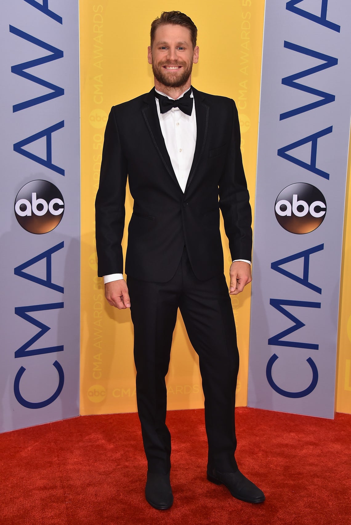Chase Rice attends the 50th annual CMA Awards at the Bridgestone Arena in Nashville, Tennessee (November 2, 2016).
