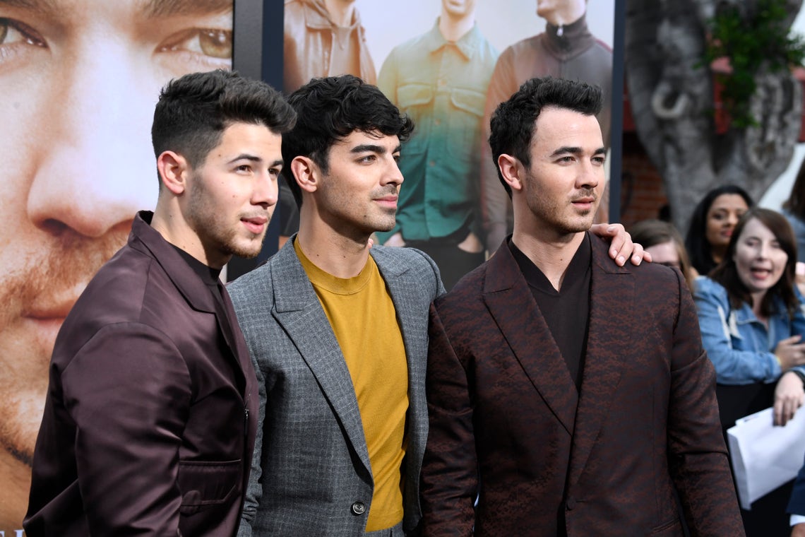 The Jonas Brothers Rocked the Red Carpet at 'Chasing Happiness' Premiere