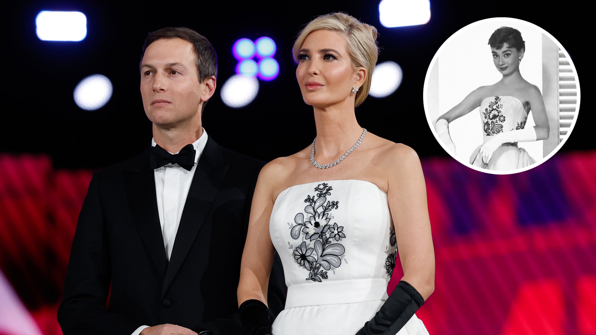 Ivanka Trump Wears Recreation of Audrey Hepburn Gown to Inaugural Ball