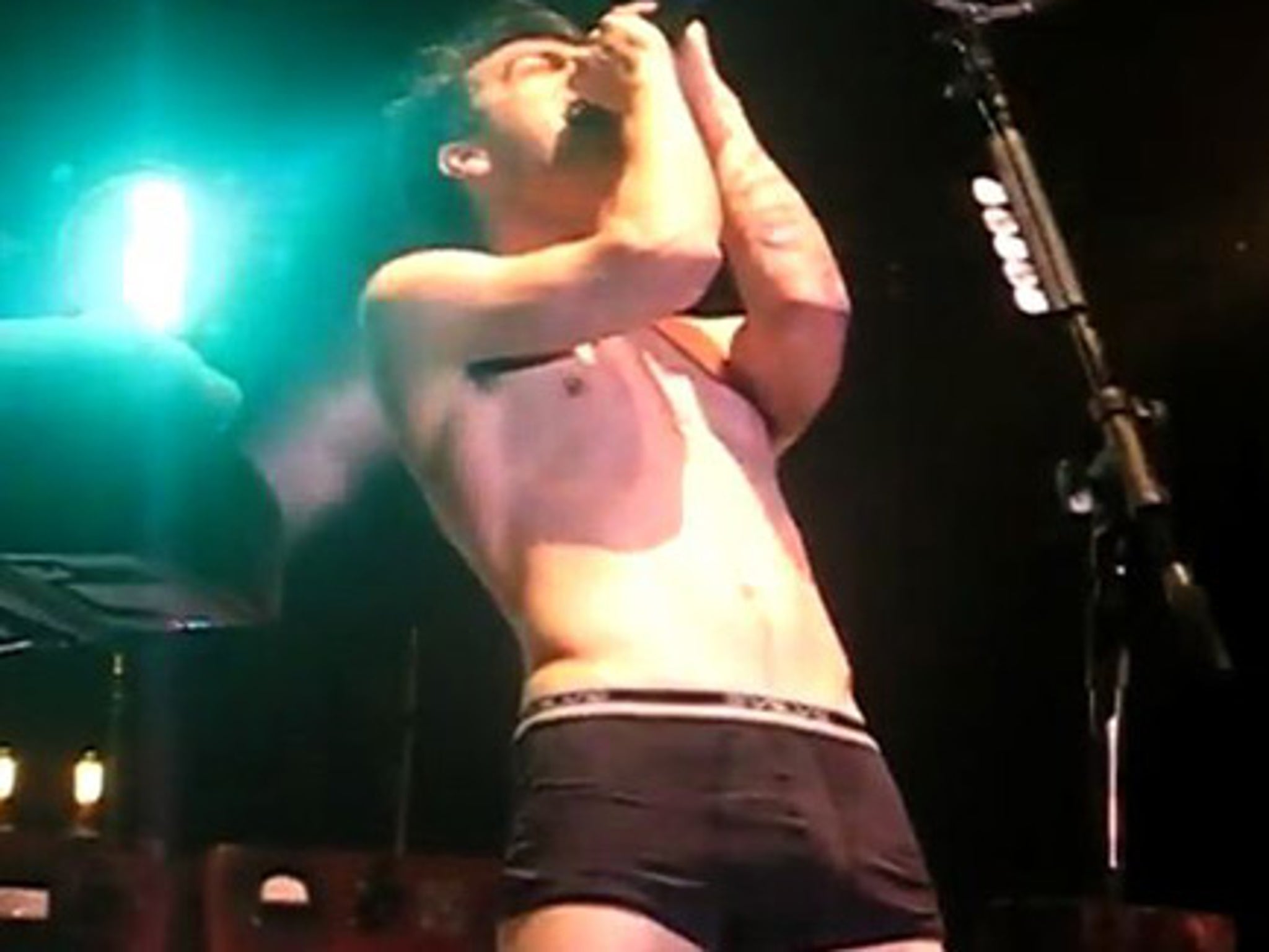 Panic! At the Disco Singer Strips During Summerfest Show