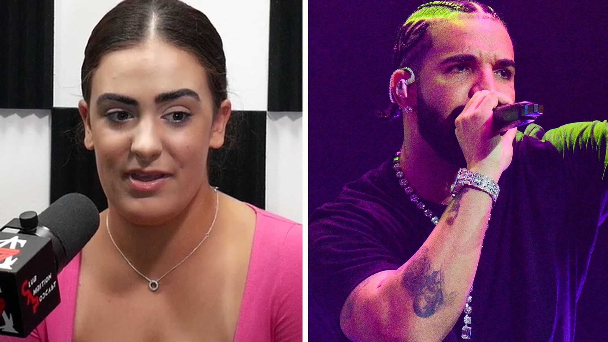 Woman who threw 36G bra at Drake says she's thinking about dating