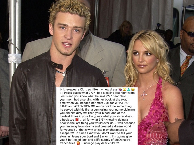 Britney Spears Calls Out Ex Justin Timberlake in Since-Deleted Post