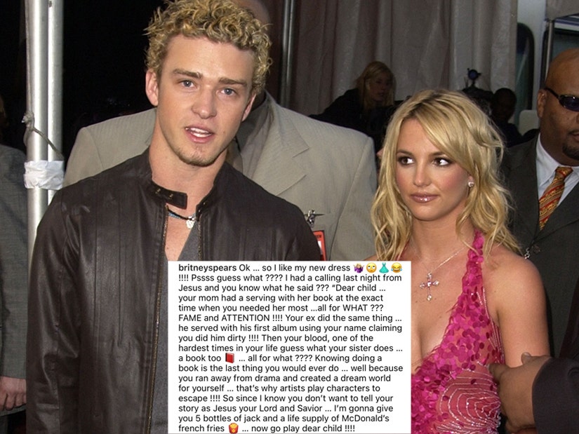 Britney Spears Calls Out Ex Justin Timberlake In Since Deleted Post 0274