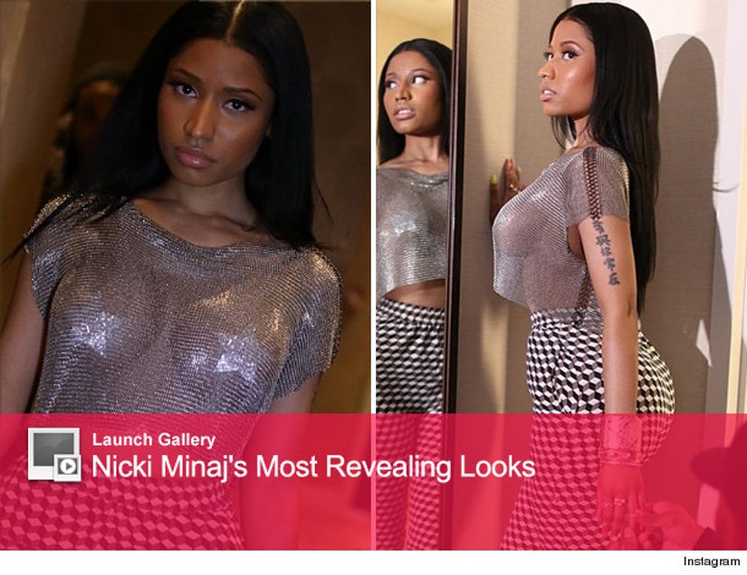 Nicki Minaj's Sheer Outfits: Sexy See-Through Fashion Photos