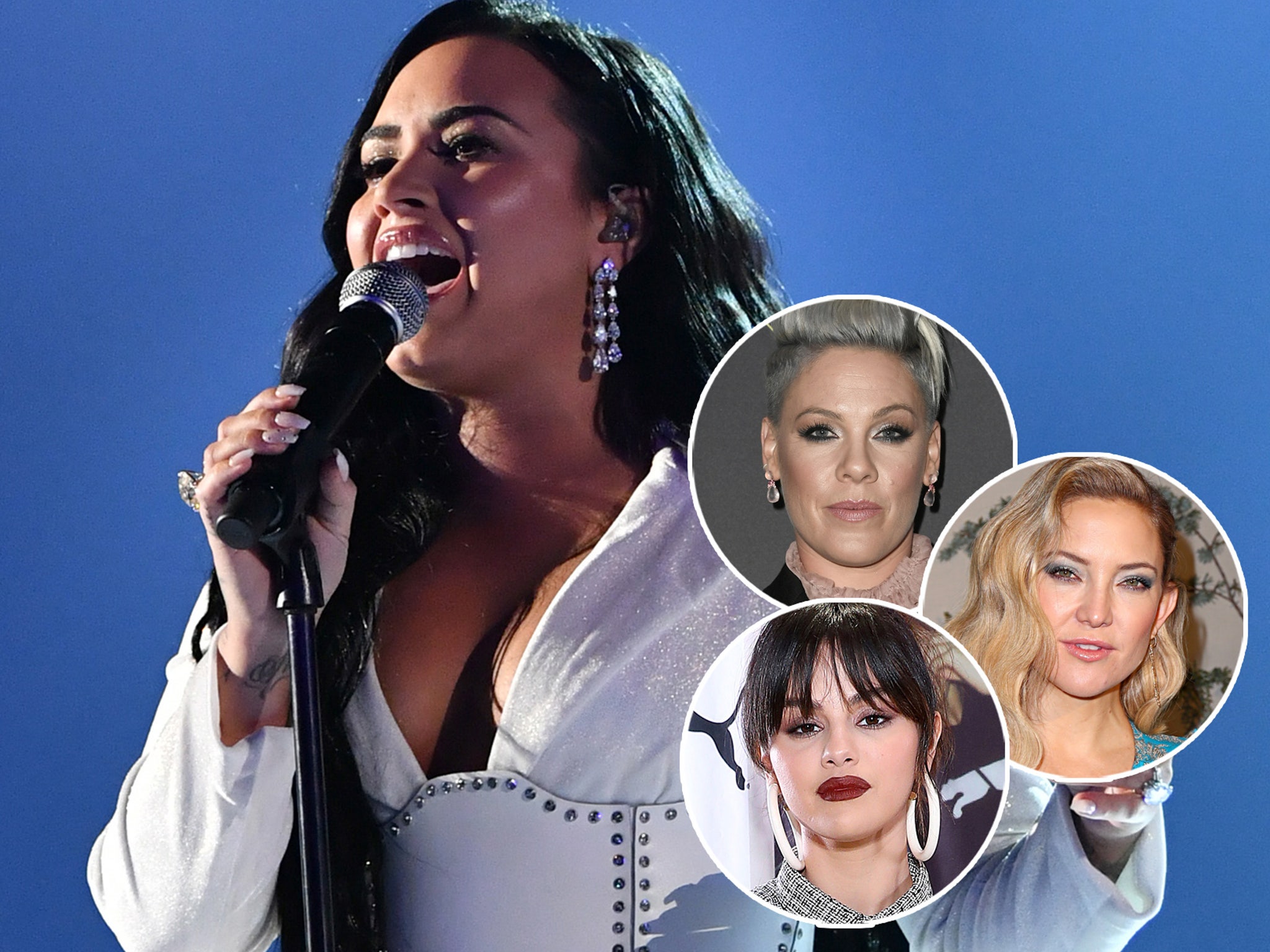 Celebs react to demi lovato grammy performance