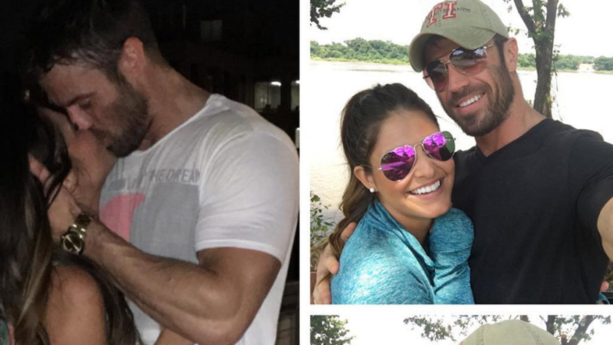 The Bachelorettes Chad Johnson Shares Photo Kissing Co Star Robby