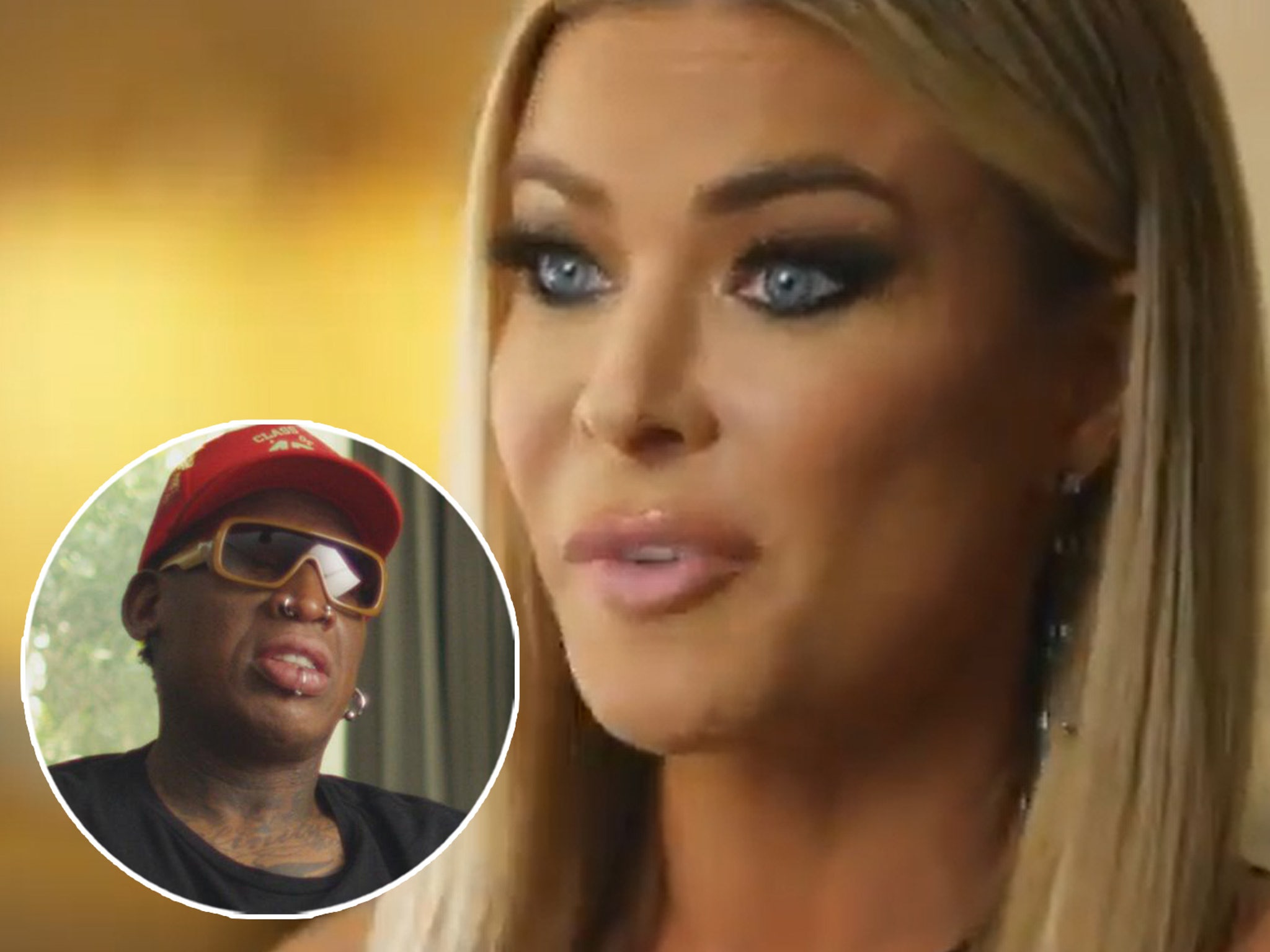 Carmen Electra Once Hid Behind A Couch From Michael Jordan While