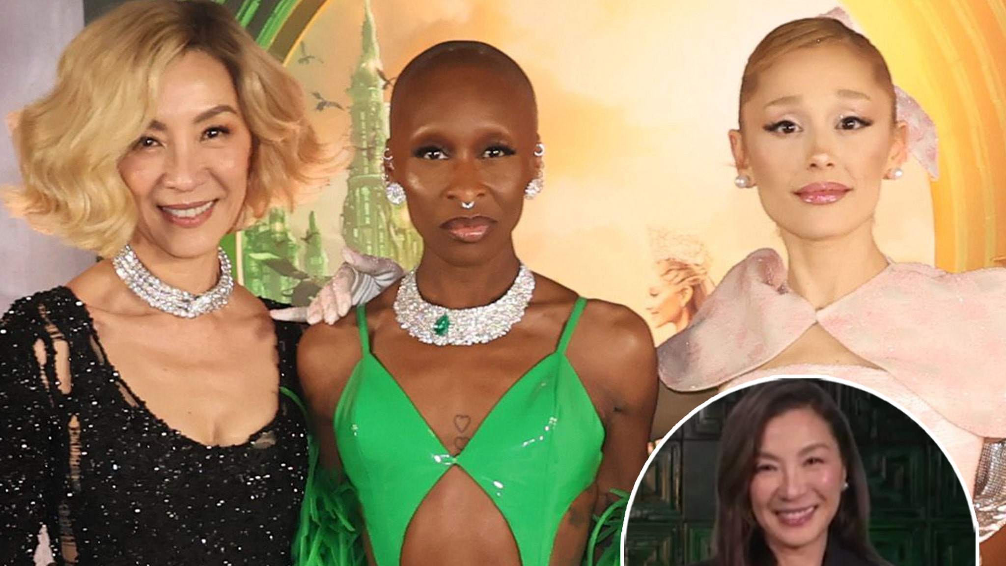 ミシェル・ヨー、ウィキッド・セットでシンシア・エリヴォとアリアナ・グランデの友情の花を見てどう感じたか（独占）