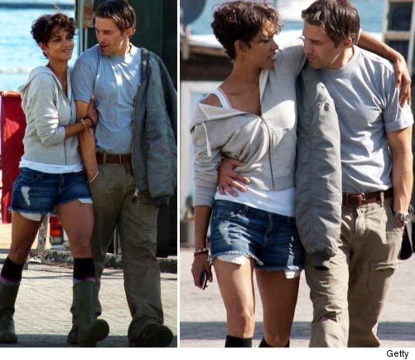 Halle Berry was spotted in South Africa yesterday gettin' chummy with ...