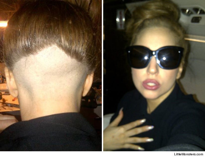 Lady Gaga Louis vuitton Brown hair