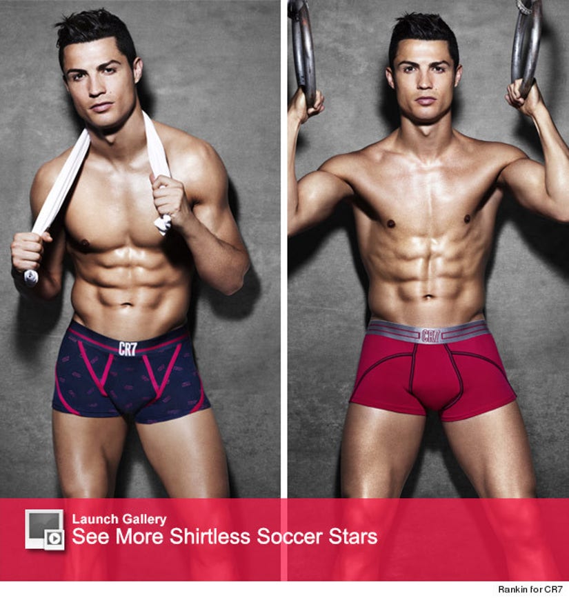 Cristiano Ronaldo Strips Down To His Underwear In New CR7 Campaign