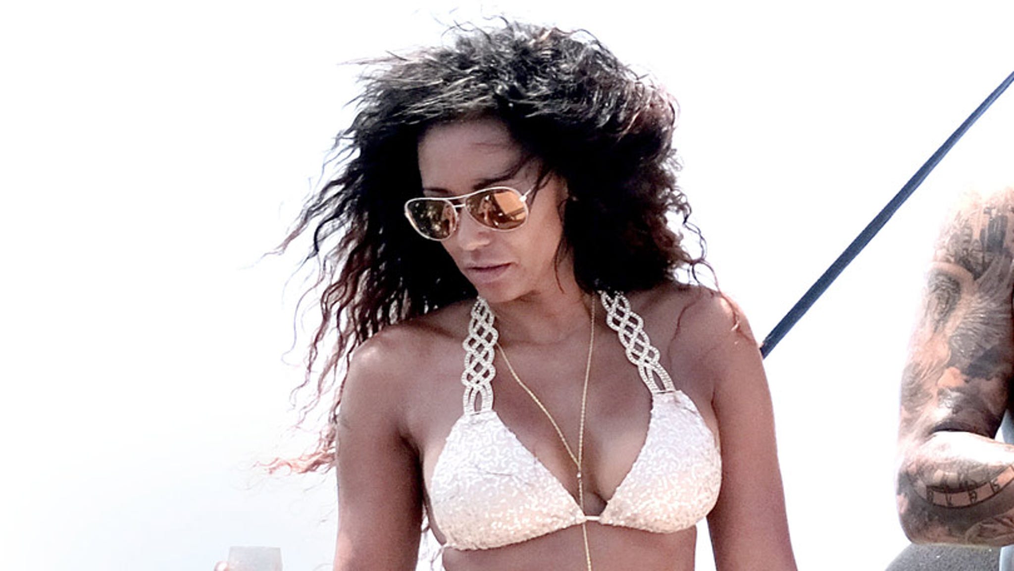 Mel B Shows Off Six-Pack Abs While Vacationing in Ibiza