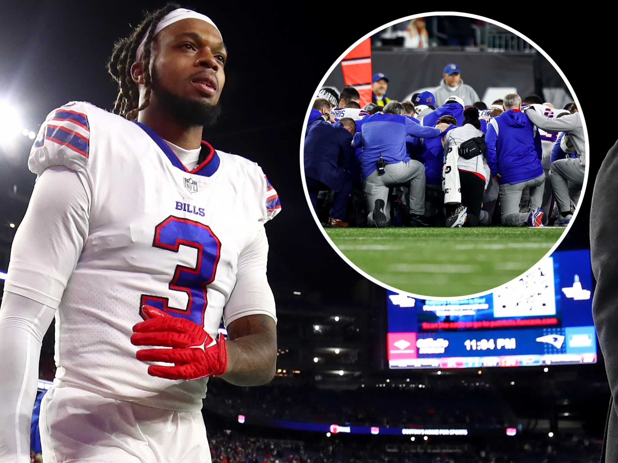 Monday Night Football' Turns Scary After Buffalo Bills Player Suffers  Cardiac Arrest on Field 